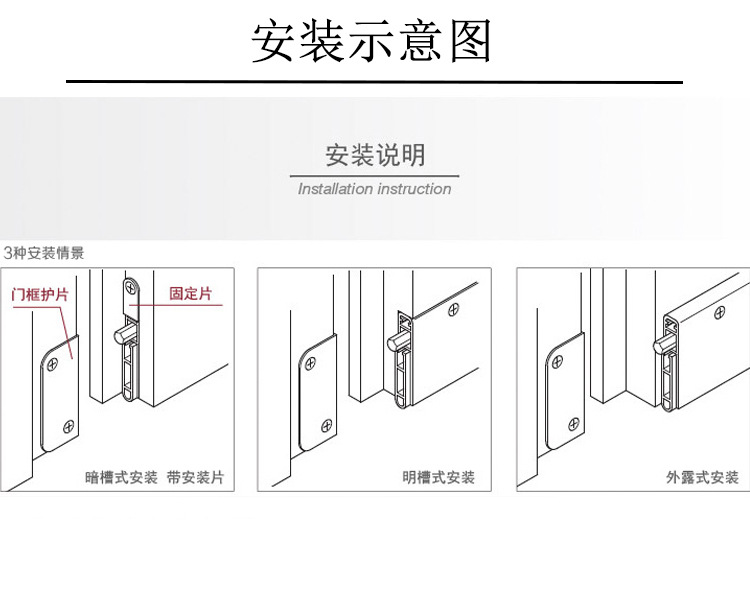 91成人抖音91抖音下载导航RDA-31B 明装式门底封闭条